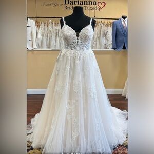 Stellah Ivory and Almond Bridal Gown